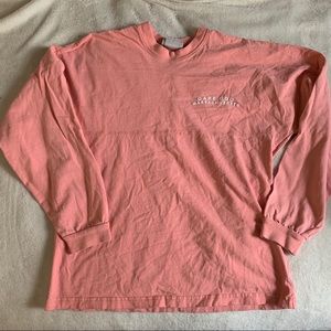 Cape cod long sleeve salmon tshirt